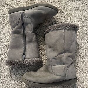 Cat & Jack Gray Kids Boots